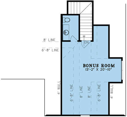 Bonus Room  for House Plan #8318-00086