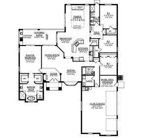Main Floor  for House Plan #3978-00170
