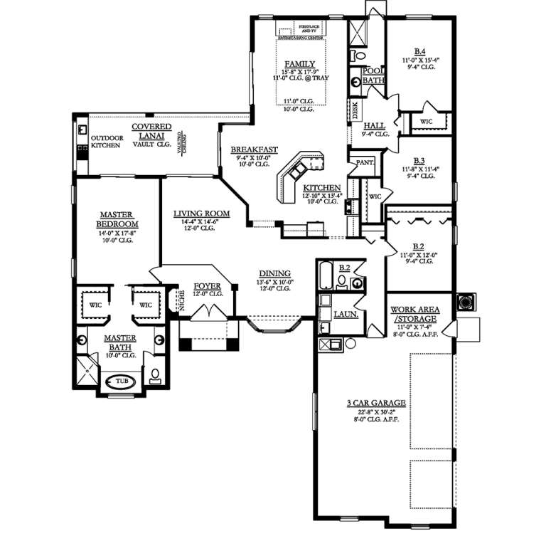 House Plan House Plan #19811 Drawing 1
