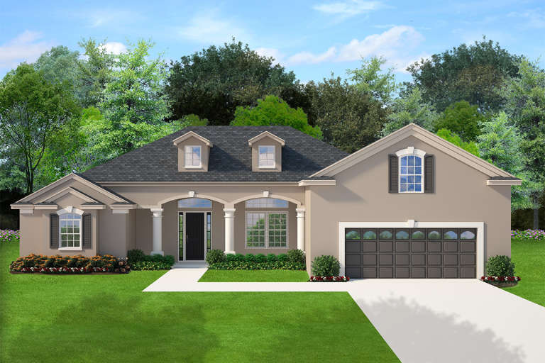 House Plan House Plan #19812 Front Elevation 