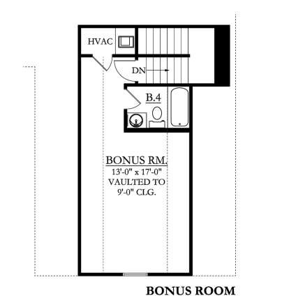 Bonus Room for House Plan #3978-00172