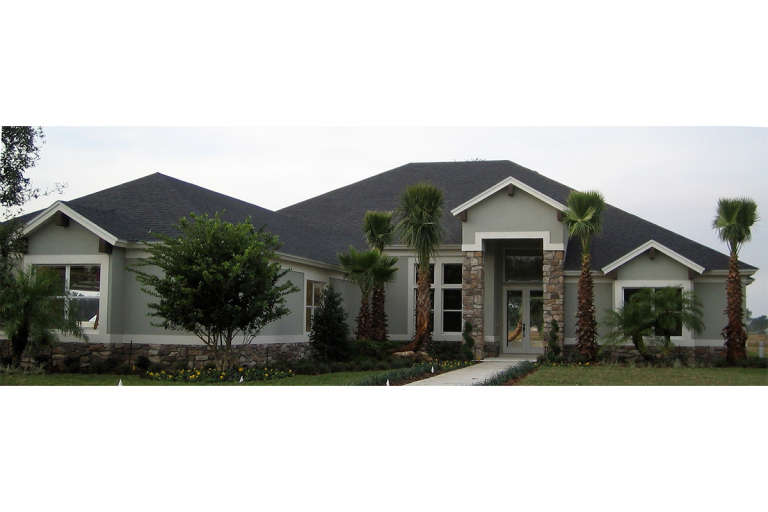 Florida House Plan #3978-00175 Elevation Photo