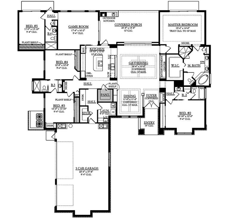 House Plan House Plan #19816 Drawing 1