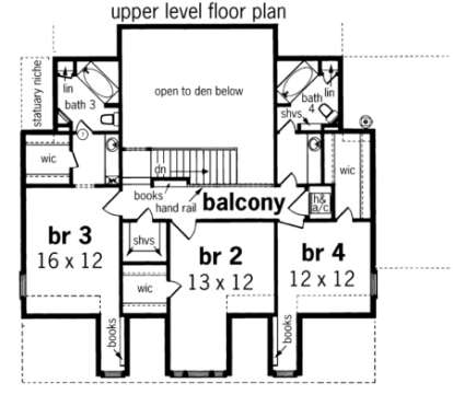 Floorplan 2 for House Plan #048-00185