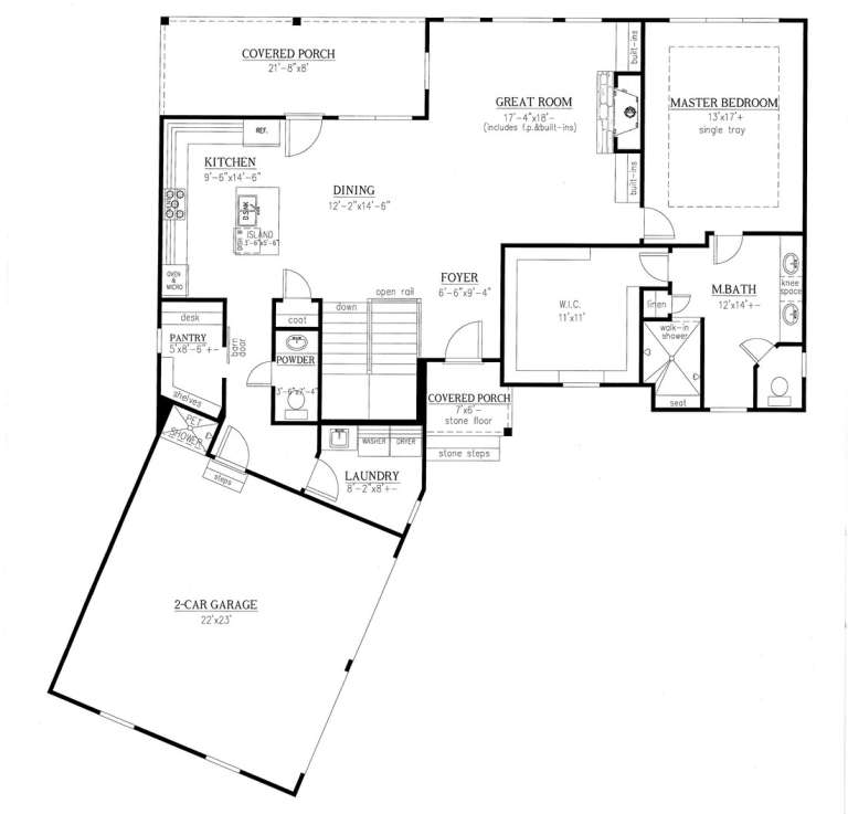 House Plan House Plan #19823 Drawing 1