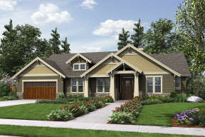 Craftsman House Plan #2559-00667 Elevation Photo