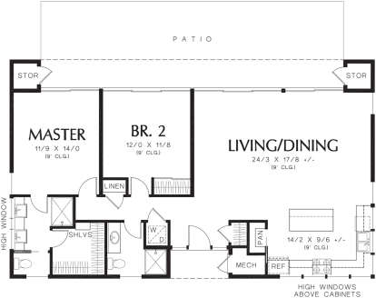Main Floor  for House Plan #2559-00668