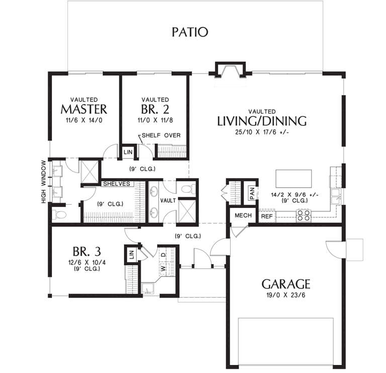 House Plan House Plan #19832 Drawing 1