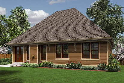 European House Plan #2559-00672 Elevation Photo