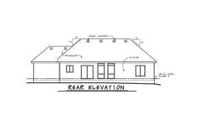 Craftsman House Plan #402-01544 Elevation Photo