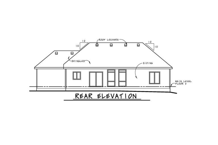 Craftsman House Plan #402-01544 Elevation Photo