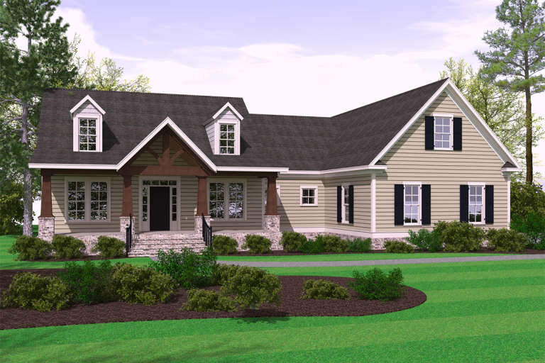 House Plan House Plan #19837 Front Elevation 