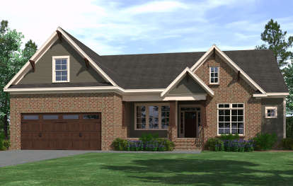 Craftsman House Plan #6939-00002 Elevation Photo