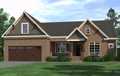 4 Bed, 2 Bath, 2587 Square Foot House Plan - #6939-00002