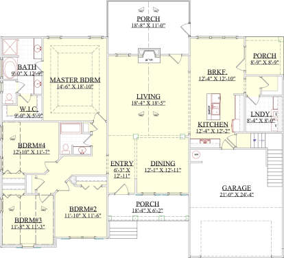 Main Floor  for House Plan #6939-00003