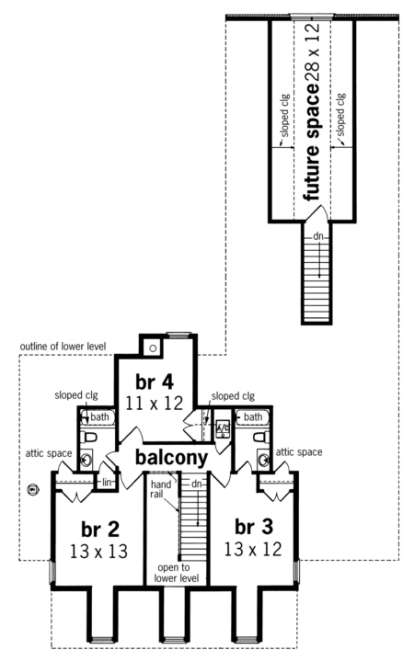 Floorplan 2 for House Plan #048-00186