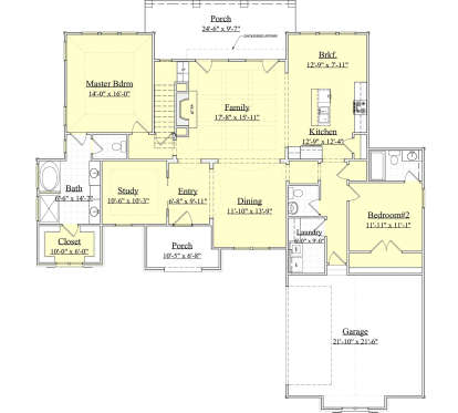 Main Floor  for House Plan #6939-00004