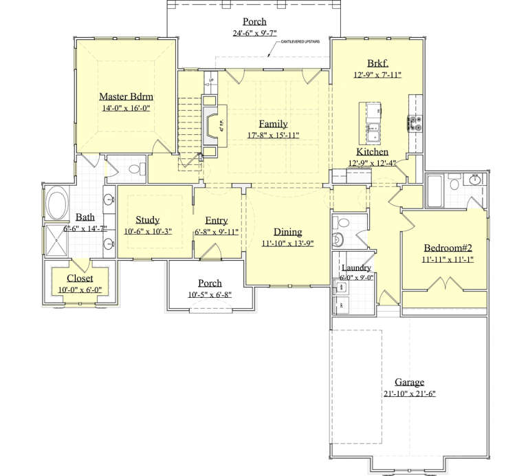 House Plan House Plan #19840 Drawing 1