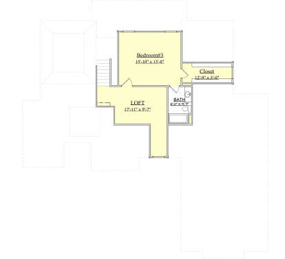 Second Floor for House Plan #6939-00004