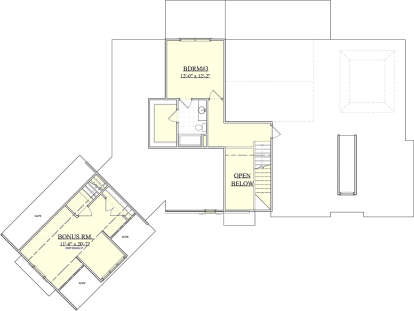 Second Floor for House Plan #6939-00005