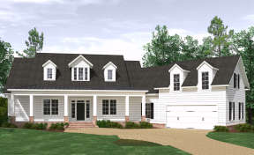 Modern Farmhouse House Plan #6939-00006 Elevation Photo