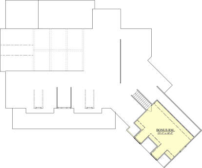 Bonus Room for House Plan #6939-00006