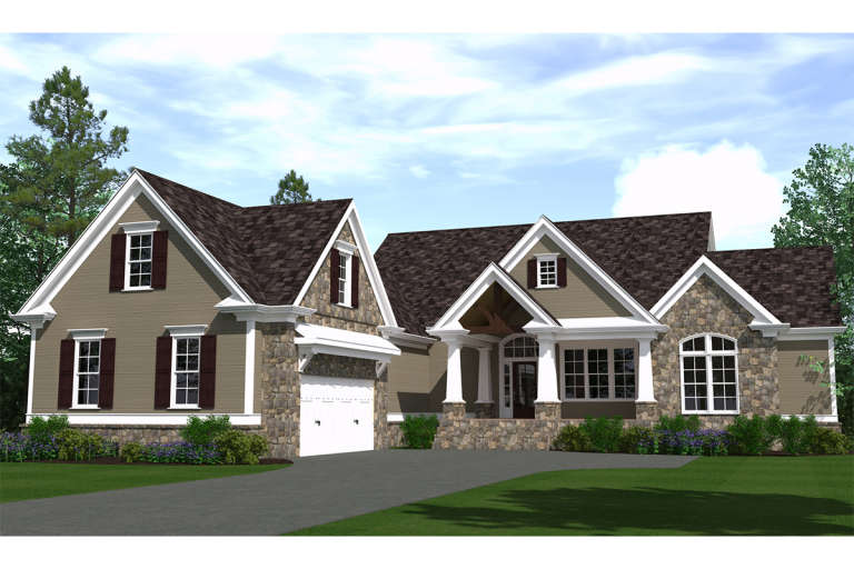 House Plan House Plan #19843 Front Elevation 