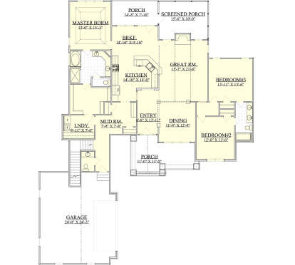 Main Floor  for House Plan #6939-00007