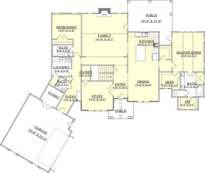 Main Floor  for House Plan #6939-00008