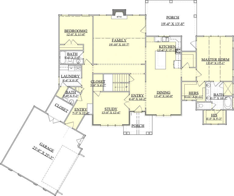 House Plan House Plan #19844 Drawing 1