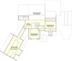 Second Floor for House Plan #6939-00008