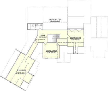 Second Floor for House Plan #6939-00008