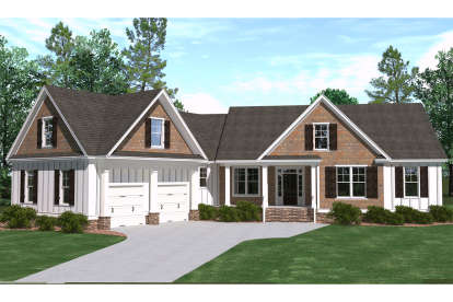 House Plan House Plan #19845 Front Elevation 