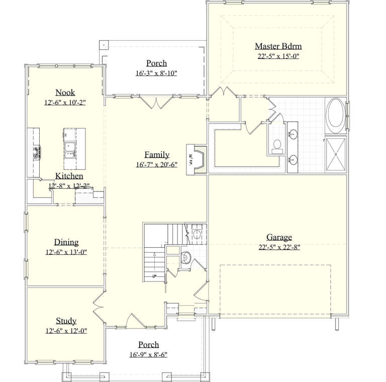 House Plan House Plan #19846 Drawing 1