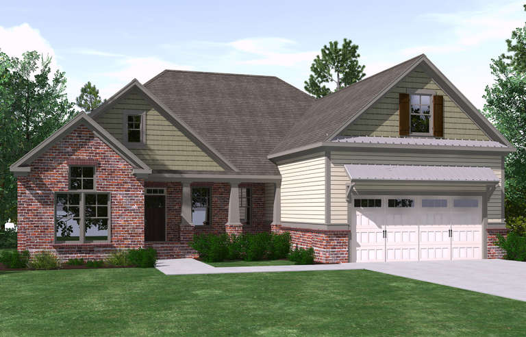 House Plan House Plan #19848 Front Elevation 