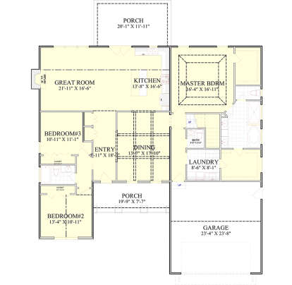 Main Floor  for House Plan #6939-00012
