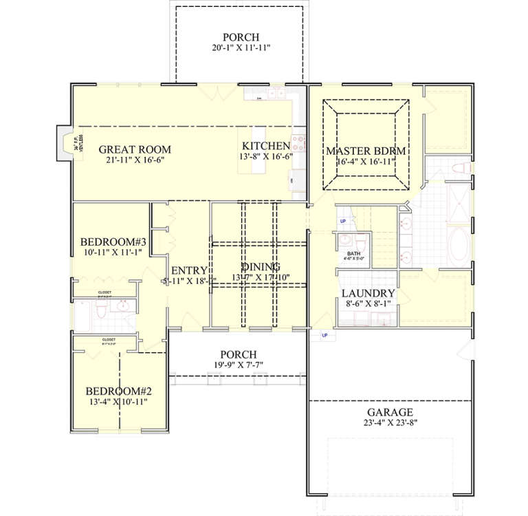 House Plan House Plan #19848 Drawing 1
