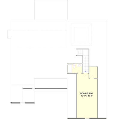 Bonus Room for House Plan #6939-00012