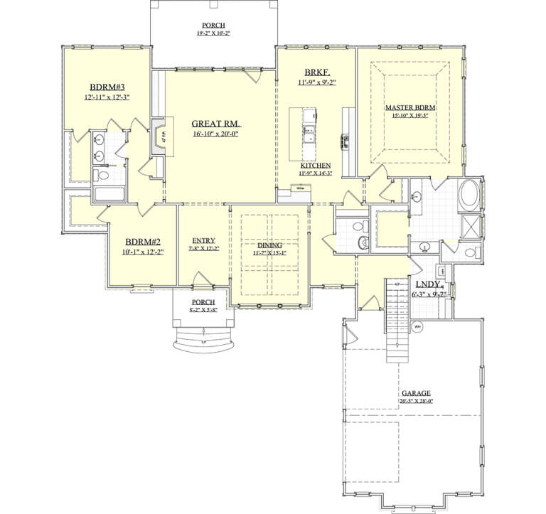 House Plan House Plan #19849 Drawing 1