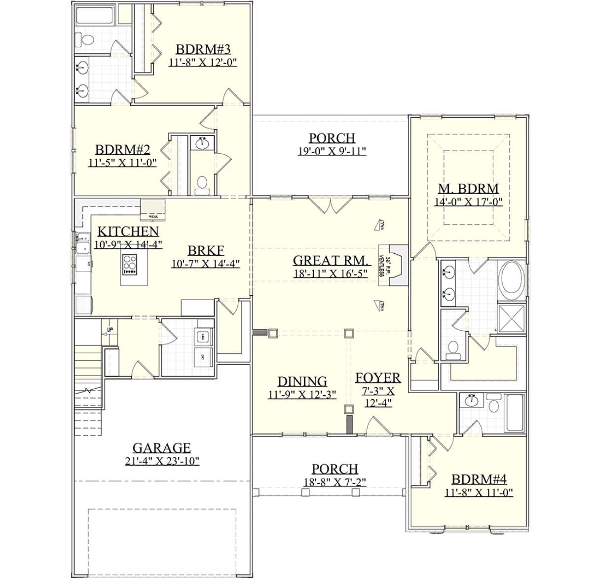 Main Floor  for House Plan #6939-00016