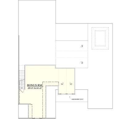 Bonus Room for House Plan #6939-00016