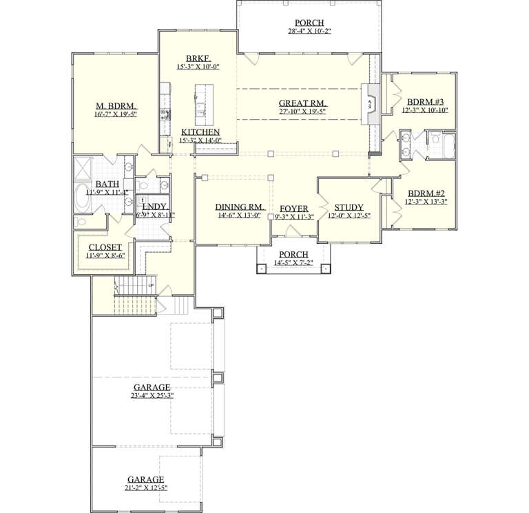 House Plan House Plan #19853 Drawing 1