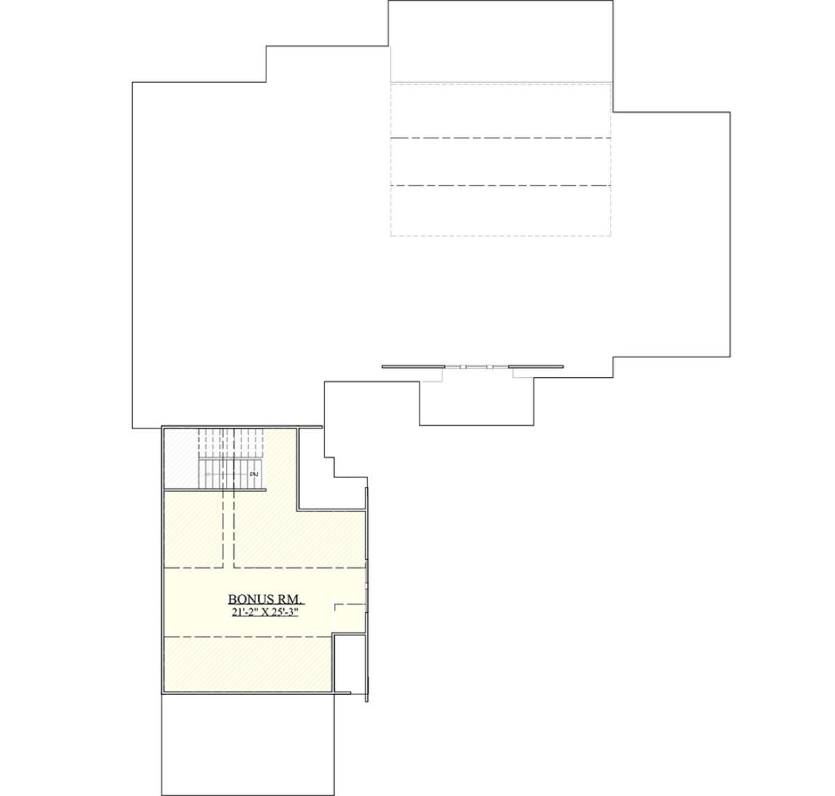 Bonus Room for House Plan #6939-00017