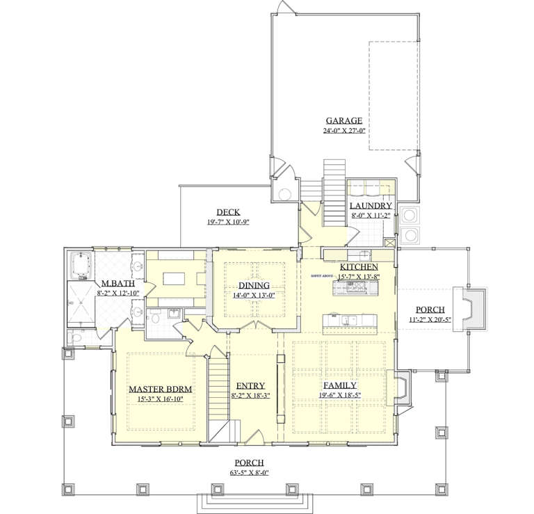 House Plan House Plan #19854 Drawing 1