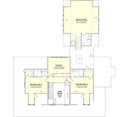 Second Floor for House Plan #6939-00018