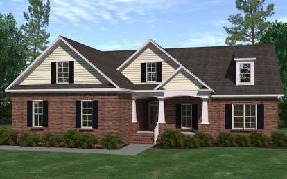 House Plan House Plan #19855 Front Elevation 