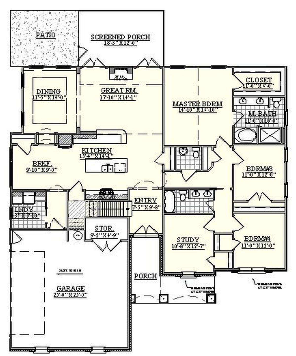 Main Floor  for House Plan #6939-00019