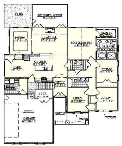 House Plan House Plan #19855 Drawing 1