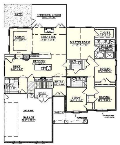 Main Floor  for House Plan #6939-00019