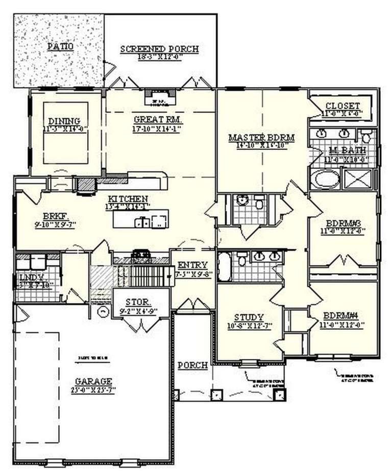 House Plan House Plan #19855 Drawing 1